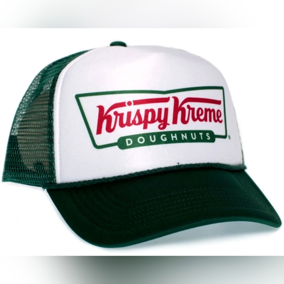 Krispy Kreme Doughnuts Trucker Hat Vintage Logo Adult Unisex Multi Colors Donut - Picture 1 of 6